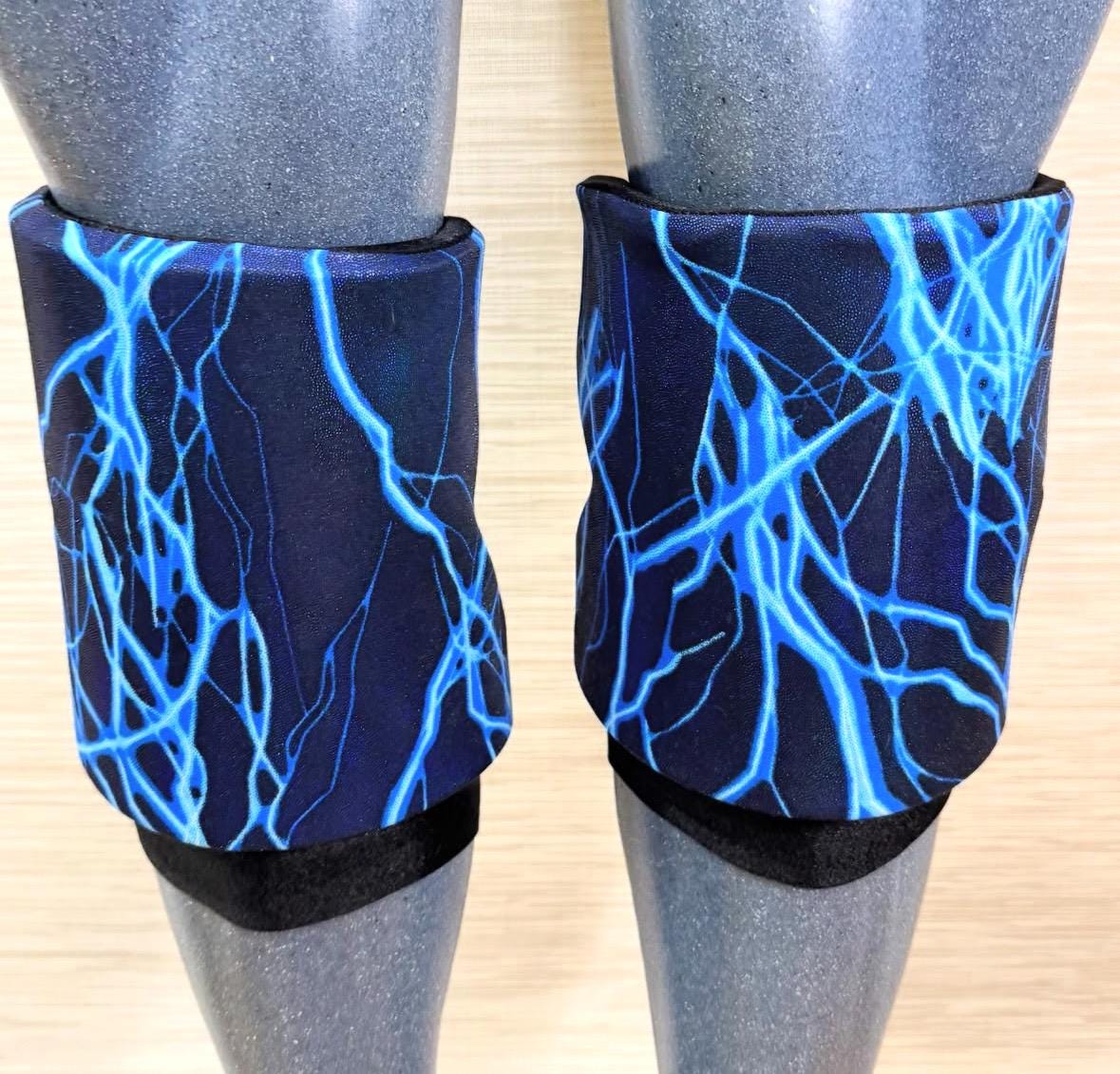 New blue lighting professional wrestling gear set large