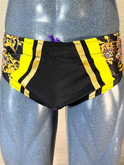 New purple professional wrestling trunks Medium